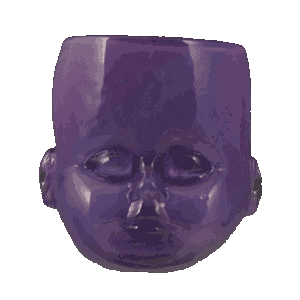 Purple Baby Head